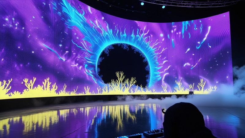 Big LED Wall for stage001 Big LED Wall for stage001